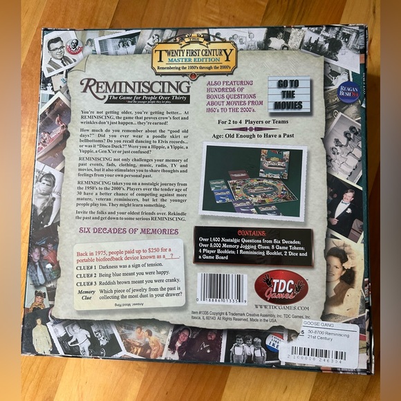 Reminiscing Game NIB - Picture 2 of 2